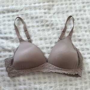 Aerie Real Sunnie Nude Wireless Bra